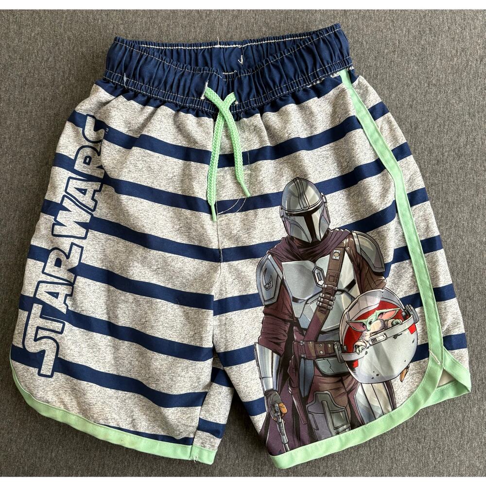 Star Wars | Youth Boys The Mandalorian Child Grogu Kid's Swim Shorts Trunks | 4